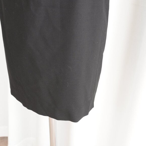 Brooks Brothers Black Silk Wool Tailored Pencil Skirt Loro Piana Sz 4 - Picture 7 of 11